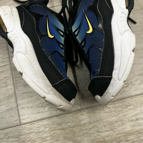 Nike Air Max Plus TD Toddler Sneakers Black Sky Blue Size 4C - Picture 8 of 11